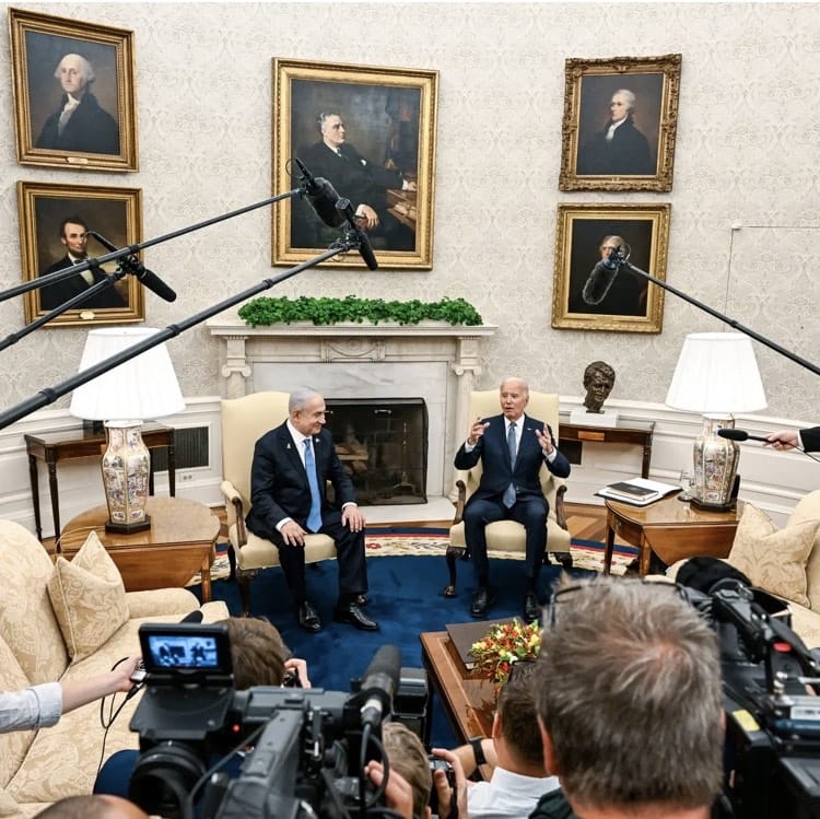 US President Joe Biden and Benjamin Netanyahu