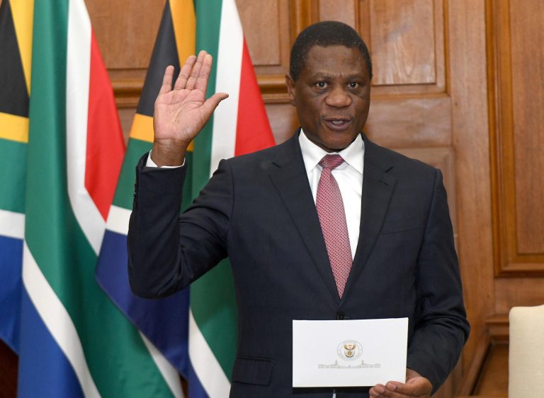 Paul Mashatile acting president
