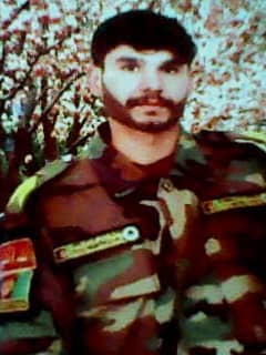 Afghan army veteran,