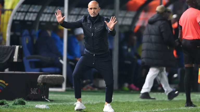 Mamelodi Sundowns head coach, Miguel Cardoso believing that he will win the CAF Champions after qualifying for the knockout stages. Image: Channnel Africa.