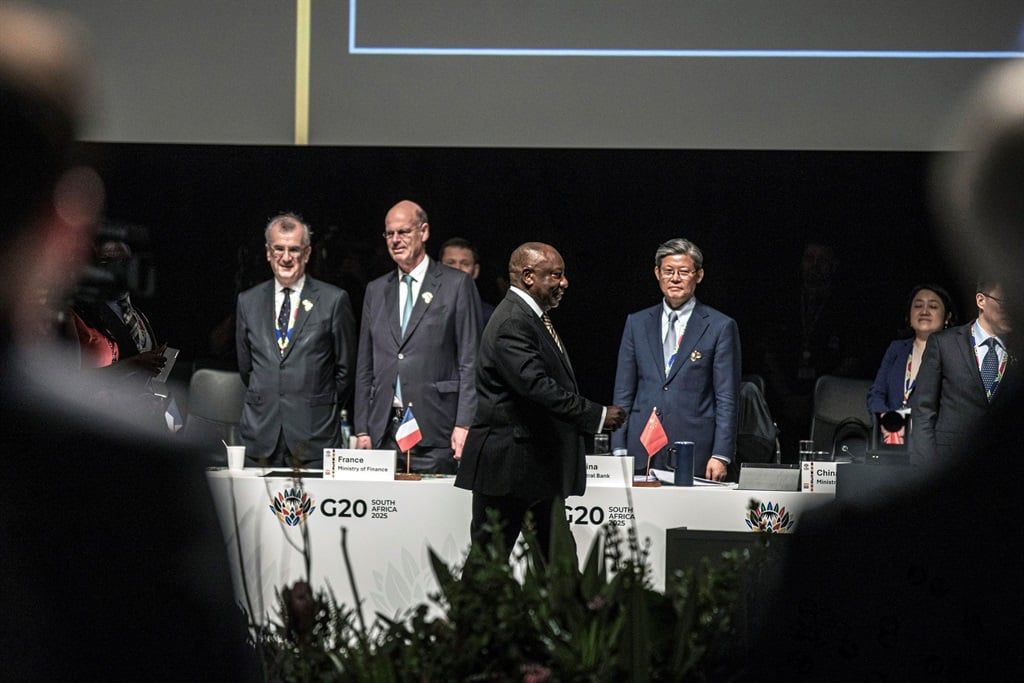 President Cyril Ramaphosa prioritizes climate finance and debt relief for developing countries, as Africa bears the brunt of climate change despite contributing the least to global emissions. Image: News24