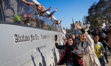 Hamas handed over the bodies of the four remaining Israeli hostages in the first phase of the ceasefire. Image credit: The Guardian