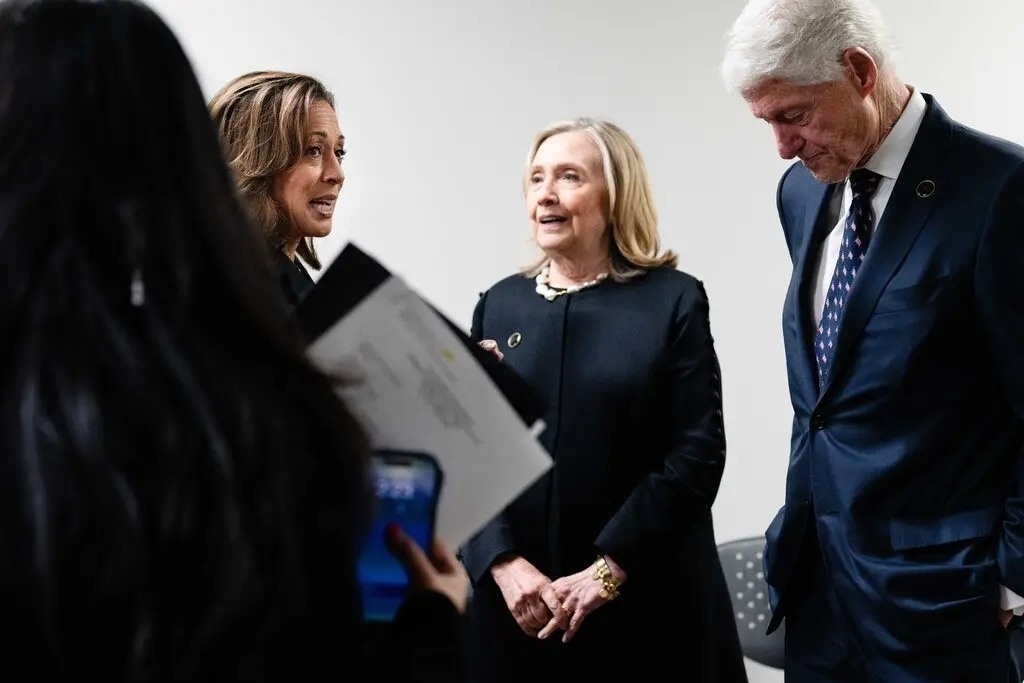 Former Secretary of State Hillary Clinton, former Vice President Kamala Harris, and several other officials lost their access to confidential information and security clearances when President Donald Trump revoked them in a memo on Friday night. Image credit: New York Times