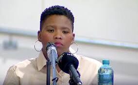 Judge cautions witness Lourentia Lombaard in Joshlin Smith trial. Image credit: MSN