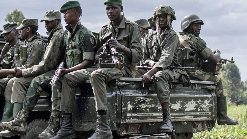 M23 rebels pull out of peace talks with Congo after EU sanctions. Image: BBC News.