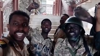 The Sudanese army has announced that it has regained control of the presidential palace in Khartoum, a key stronghold seized by the rival paramilitary group, the Rapid Support Forces (RSF). Image: BBC Nwes.