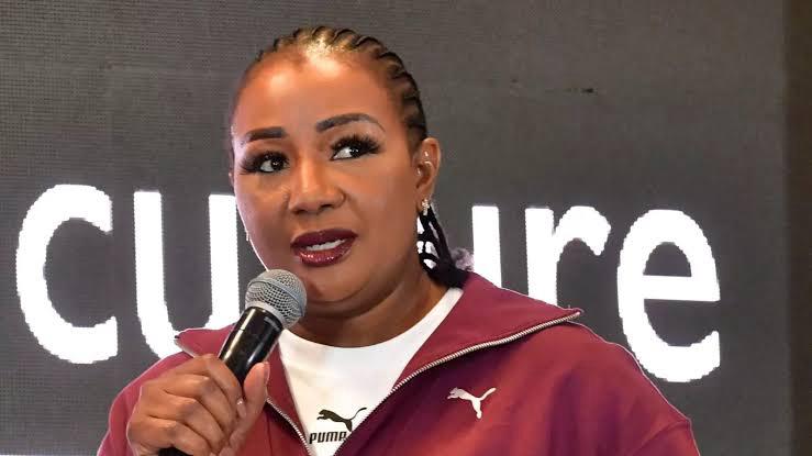 Netball SA president Cecilia Molokwan. Source image: SABC Sporte