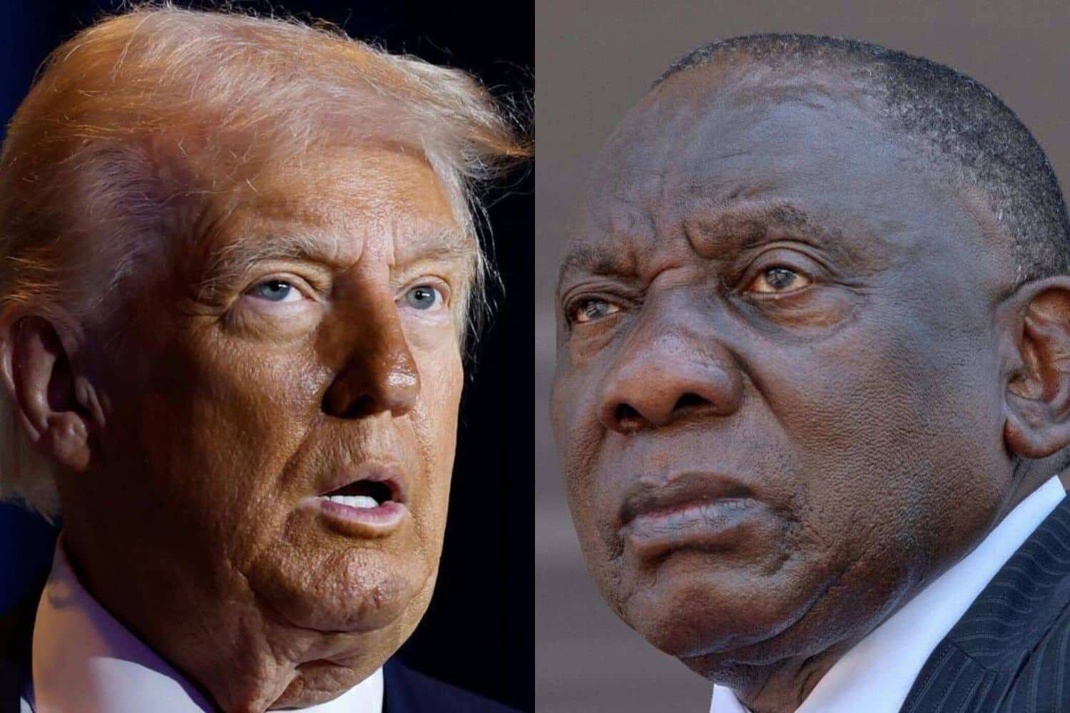 South African President Cyril Ramaphosa and US President Donald Trump have agreed to meet in person to address strained relations. Image: AFP