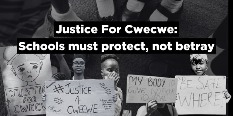Demands for justice for Cwecwe continue to increase nationwide. Image: DA.