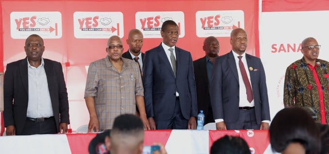 Minister of Health Aaron Motsoaledi during the launch of the Yes You Can TB campaign in KZN. Image: National Department of Health shared via X @HealthZA.