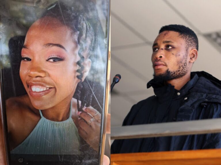 Sinenhlanhla Mathonsi was allegedly stabbed to death at her work palace on Sunday morning by her boyfriend, Anele Kula.