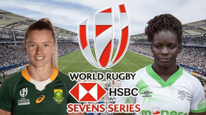 The South African Women’s Sevens team fell to Kenya in the dying seconds of the Playoff final, missing out on a place in the HSBC SVNS Series Division Two. Image: Youtube Screenshot.