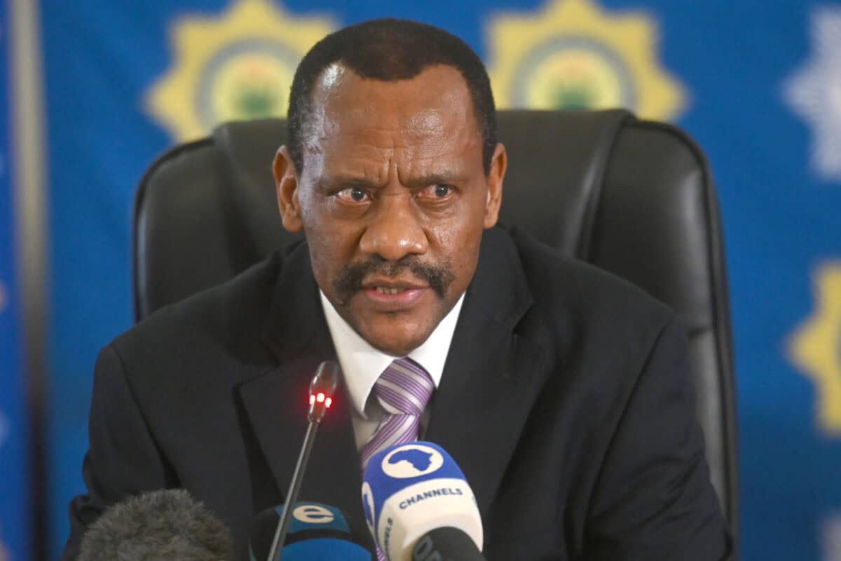 Justice served: A 42-year-old suspect has been arrested for impersonating Hawks head Lt. Gen. Godfrey Lebeya and defrauding a businessman of over R100,000. Image: Gallo Images.