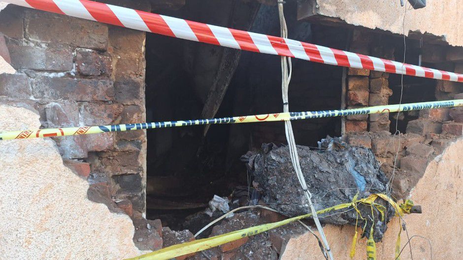 Mayfair building on fire claims 4 lives. Image source : ENCA
