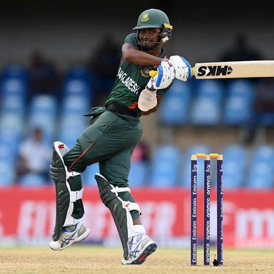 Ashiqur Rahman Shibli celebrates his century as South Africa Emerging bowlers fight back in Chattogram. Image: Getty Images.