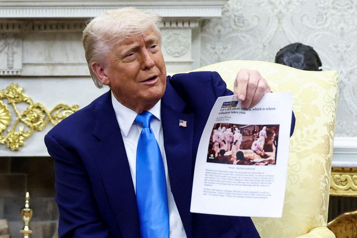 Reporter challenges White House on South African farm killing claims — was it a push for truth or a “ridiculous” overstep? Image: Amy Sherman, PolitiFact