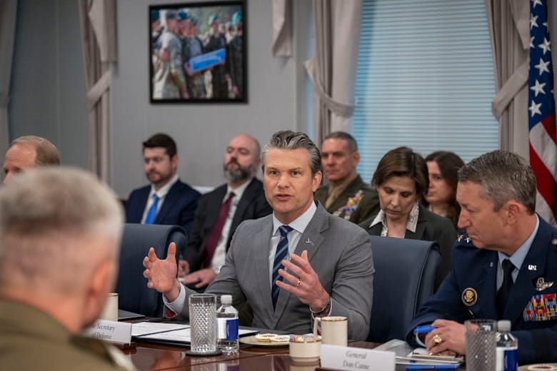 A deepening rift between two senior advisers to Defense Secretary Pete Hegseth has thrown the Pentagon into a state of quiet crisis. Image: Startribune