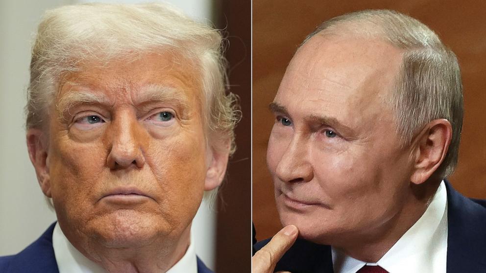 Former President Donald Trump warns Vladimir Putin he is “playing with fire,” signaling a sharp shift in tone amid escalating tensions over the war in Ukraine and possible new U.S. sanctions on Russia. Image: EPA-EFE/Shutterstock