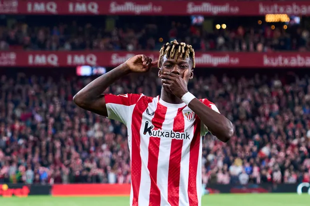 Lamine Yamal with Nico Williams at Spain national team. With s possible of a reunion at Barcelona. Image: Total Barca on X