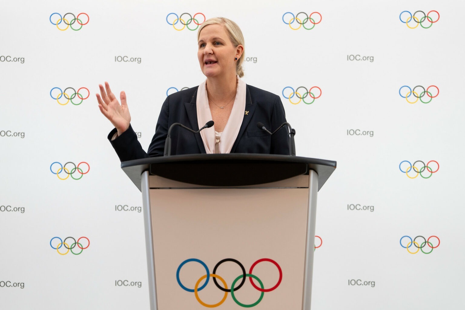 Kirsty Coventry, the IOC’s first female president, signals a new era with bold reforms and scientific focus. Image: Francs Jeux.
