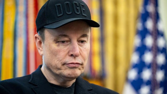 Elon Musk, CEO of Tesla Inc., speaking at a press conference held in the Oval Office. Source image: MSN