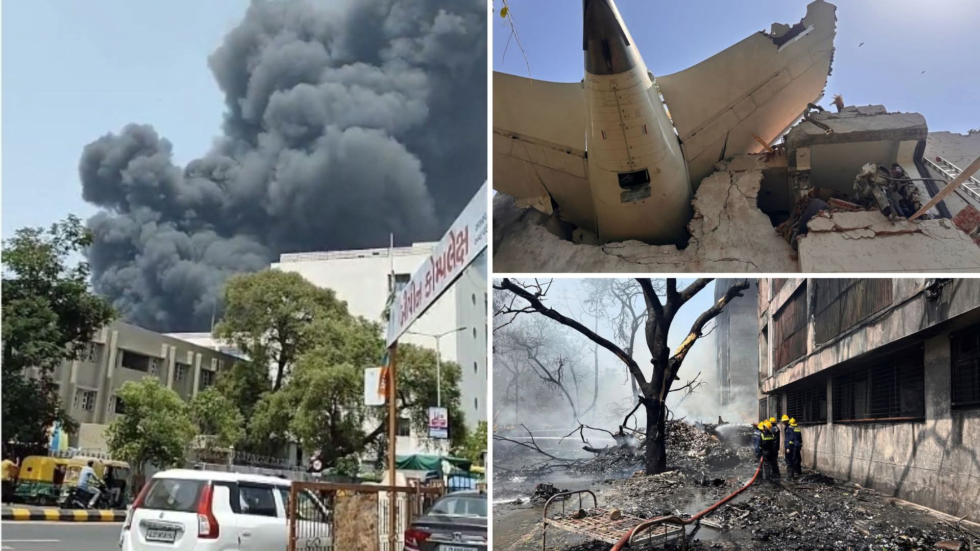 A passenger plane traveling to London crashed on Thursday in Ahmedabad, India, with 242 people on board.