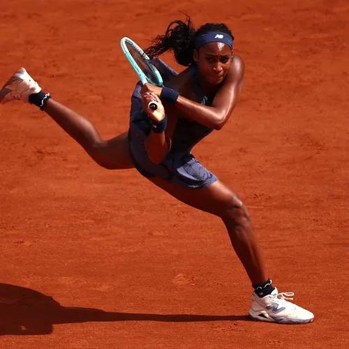 Coco Gauff advances to another Roland Garros quarterfinal. Image: Anne-Christine Poujoulat/AFP.