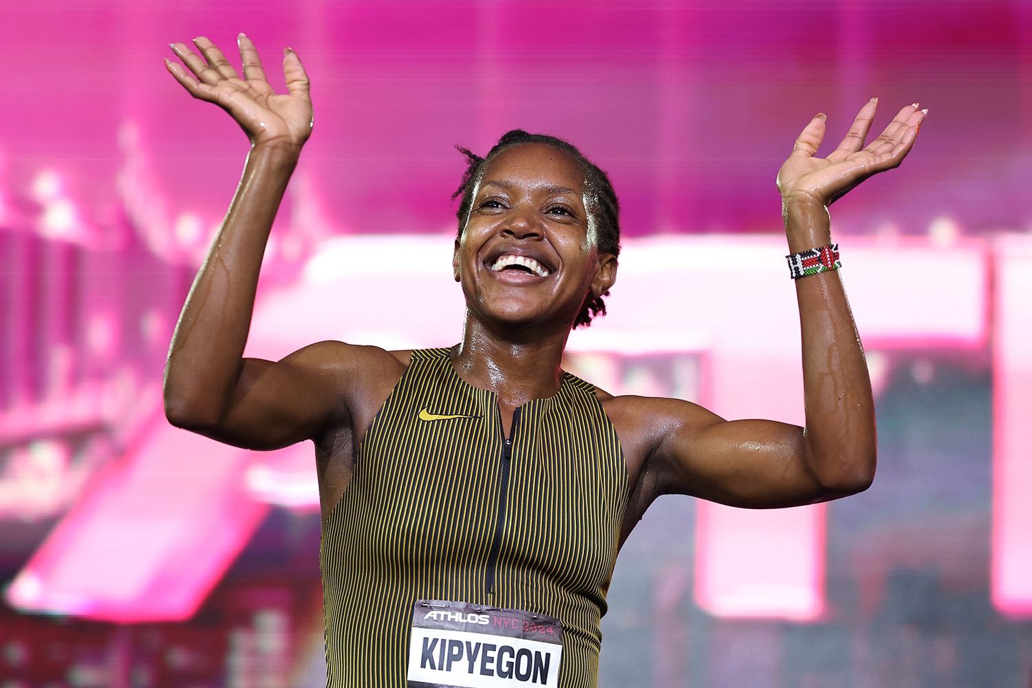 Faith Kipyegon returns to Stade Charléty, where records fall and history is made. Image: Patrick Smith/Getty Images for Athlos.