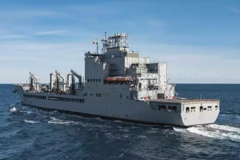Defense Secretary Pete Hegseth has ordered the renaming of the USNS Harvey Milk, a rare move that removes the name of the slain gay rights advocate and Korean War Navy veteran. Image: Maxwell Orlosky/U.S. Navy/AP.