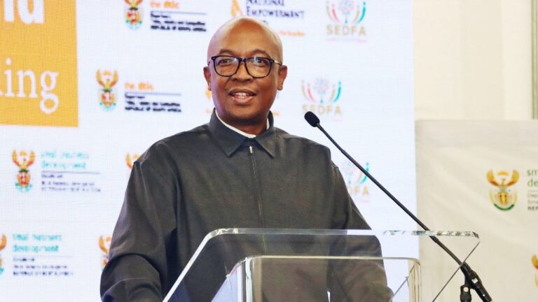 Trade Minister Parks Tau has warned of ongoing uncertainty ahead of the U.S. decision on July 9, noting that global developments pose direct and indirect risks to South Africa’s trade and growth. Image: Creamer Media.
