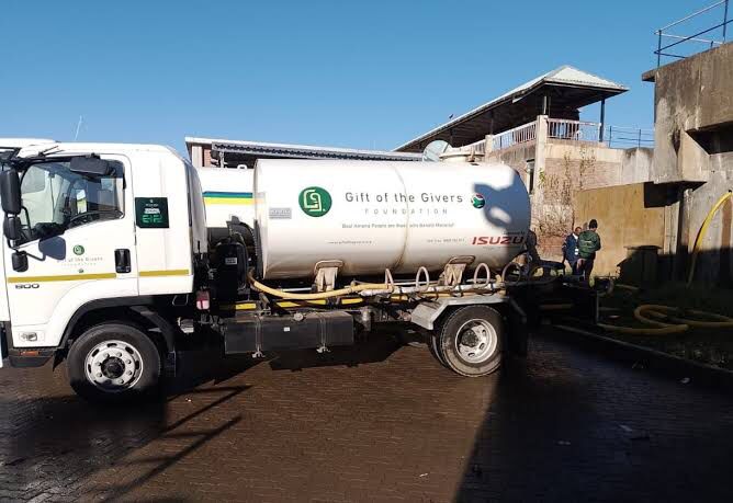 Gift of the Givers has been working tirelessly to deliver aid to communities in need, and the municipality's backing has been instrumental in their efforts. Photo courtesy: The South African
