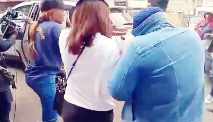 Police pounced on Sassa offices in Joburg CBD last month and arrested three grant administrators on fraud charges linked to the R260 million fraud. Image: Screengrab