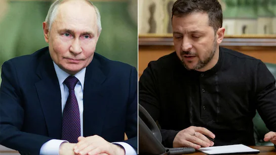 Caption: Peace talks stall as Putin dismisses truce, accuses Ukraine of cross-border terrorism. Source image: File image 