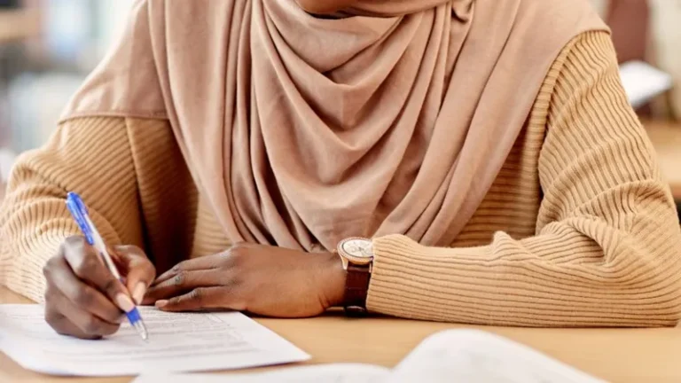 A Nigerian university has come under scrutiny after a viral video appeared to show officials checking whether female students were wearing bras before an exam. Image: Getty Images Getty Images.