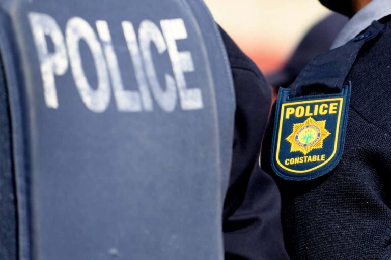 Trainees from the Public Order Police unit participate in drills at Tshwane Academy, 15 June 2024. [Gallo Images/Frennie Shivambu via The Citizen]