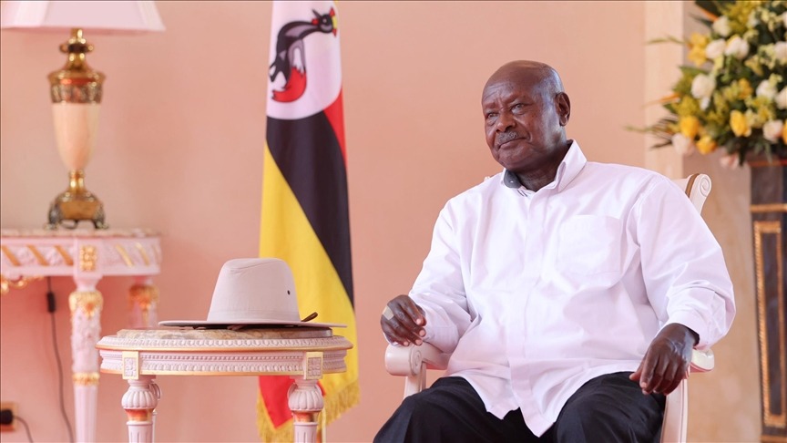 Ugandan President Yoweri Museveni, Africa’s third-longest-serving leader, launches his bid for a seventh term. Image: Anadolu Agency.