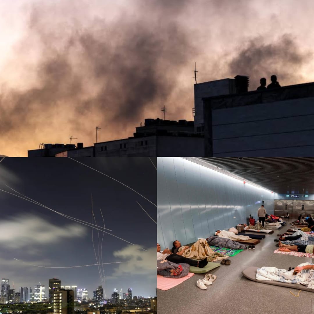 Missile fire and airstrikes rock Tel Aviv and Tehran as the Israel–Iran war enters its sixth day.