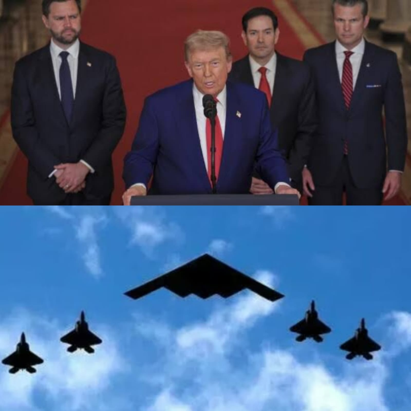 President Donal Trump has confirmed that the U.S. military attacked three Iranian nuclear sites on Sunday.