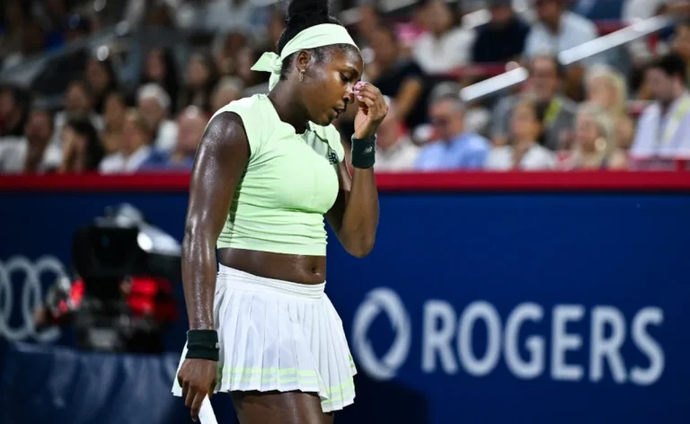Coco Gauff powered through a tense three-set battle to book her spot in the Canadian Open third round, showing grit despite a shaky serve.