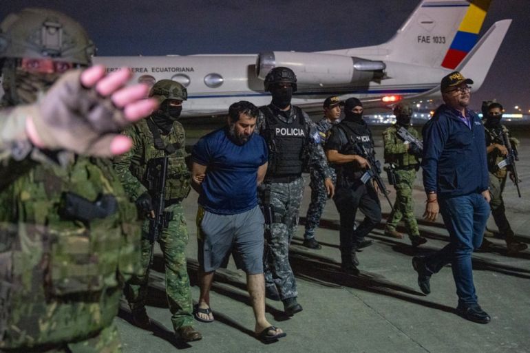 CAPTION: Ecuador drug lord Adolfo "Fito Macias Villar, extradited to the U.S. after escaping from prison