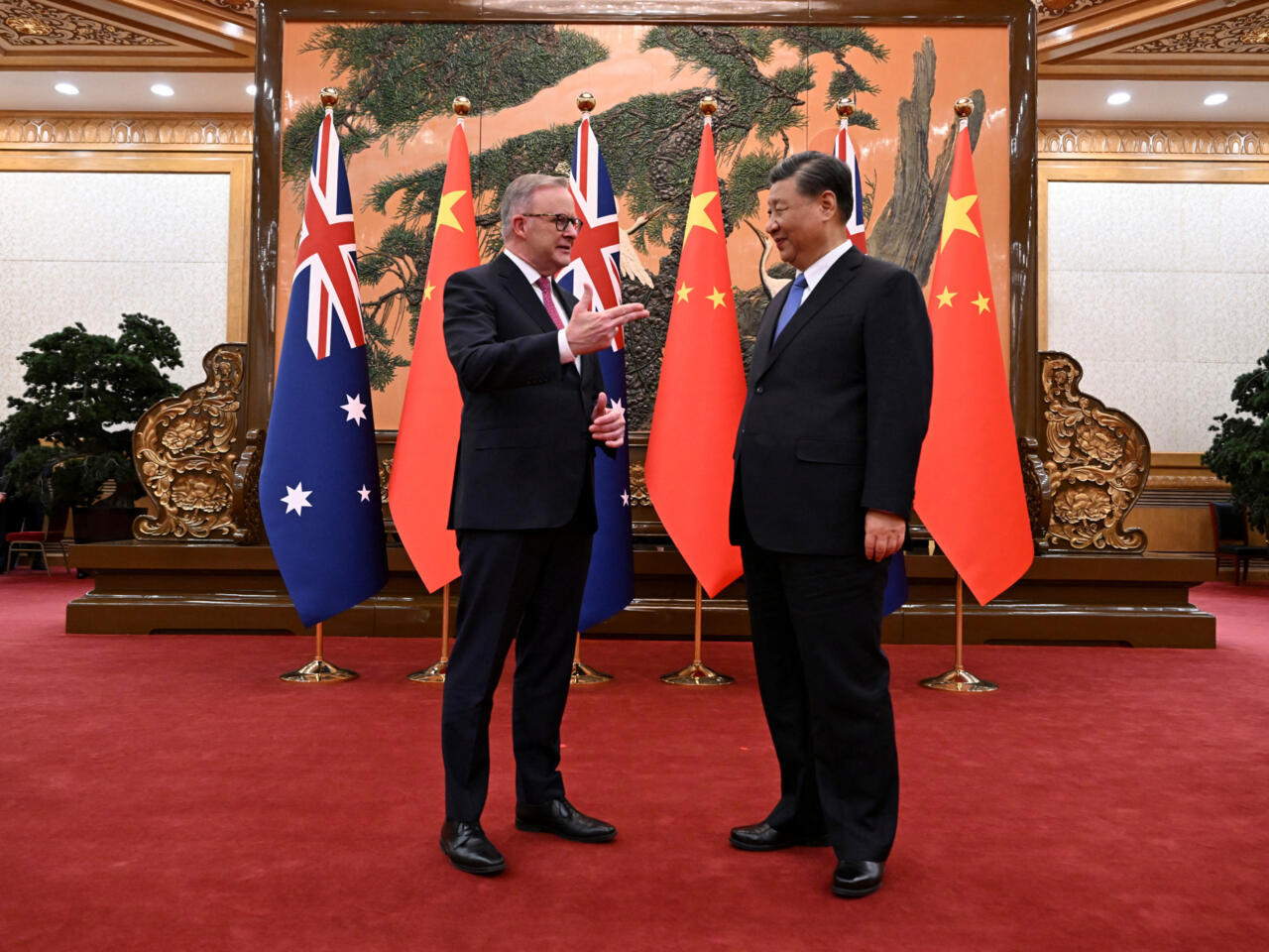 Albanese Meets Xi in Beijing to Strengthen China-Australia Ties Amid Global Tensions. Image: France24.