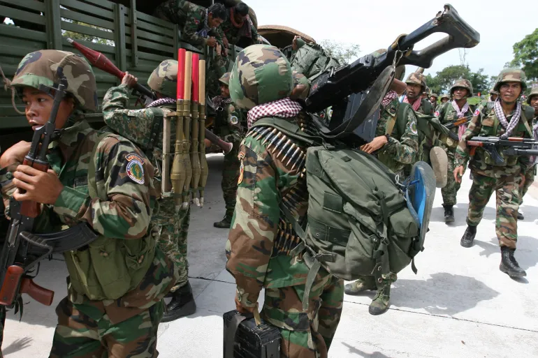 Cambodia Clashes with Thailand Amid Ongoing Border Dispute. Image: Mak Remissa/EPA via ALJAZEERA.