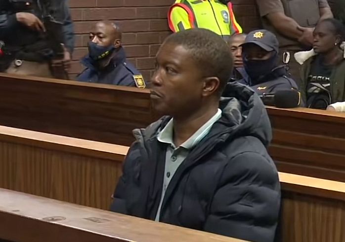 Mduduzi Mnisi appears in court after postponement.