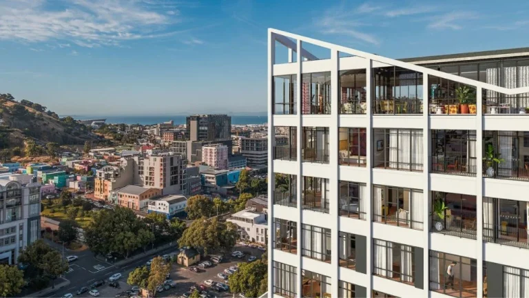 Image of the future Mama Shelter Residences Cape Town, set to replace Christiaan Barnard Memorial Hospital in Cape Town. (Malcom Libera/Business Tech)