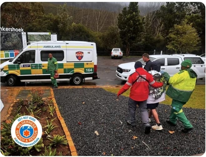 An 18-year-old Russian hiker was rescued after a stormy night alone in Jonkershoek Mountains. His story highlights the dangers of underestimating Cape weather.