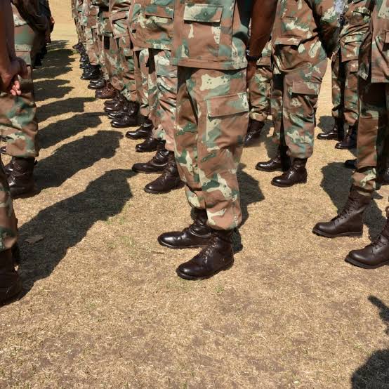 12 South African National Defence Force (SANDF) Special Task Force are back in court for bail hearing. Image: Freddy Mavunda