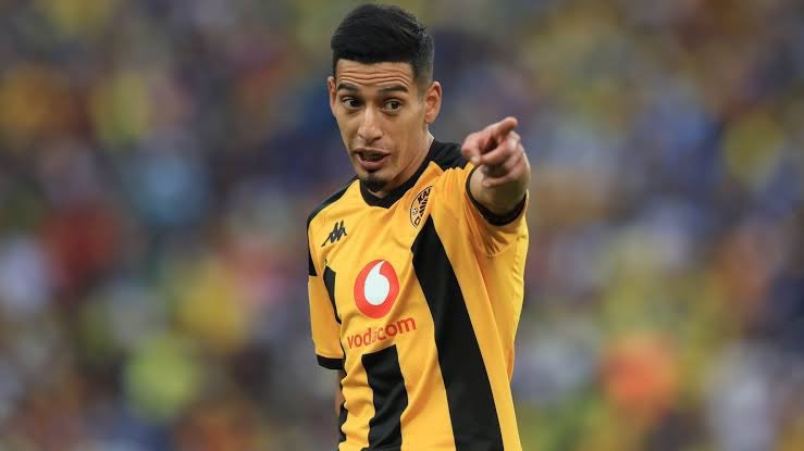 Kaizer Chiefs midfielder Gaston Sirino providing his services.
