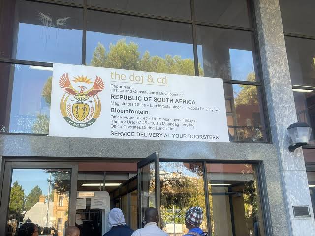 Bloemfontein Magistrates Court in Free State