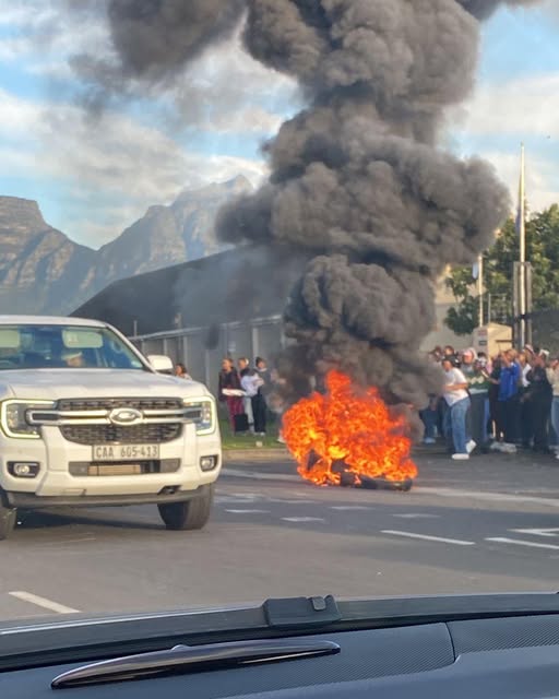 Protest at the College of Cape Town
