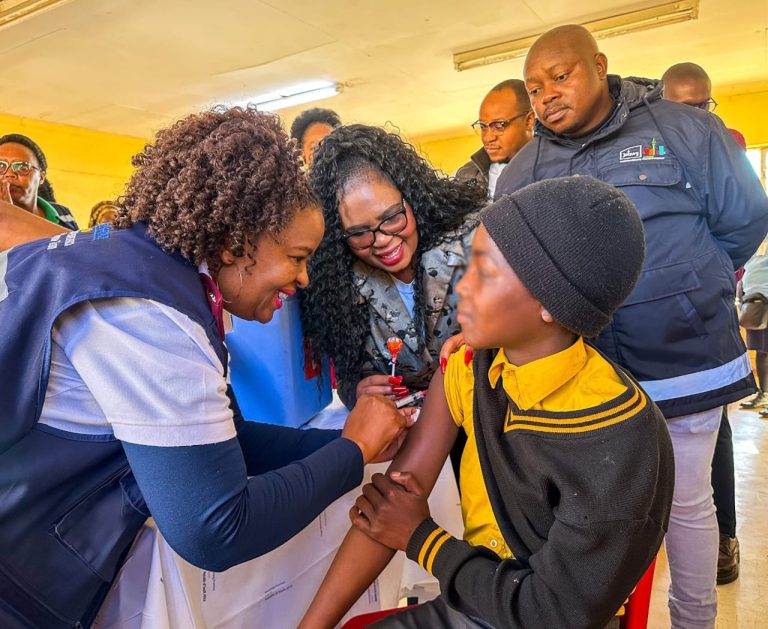 Gauteng Health Department launches of the province’s Measles-Rubella mass vaccination campaign, from 4 until the 12 of September, at Steve Biko Primary School in Orange Farm. Image: Gauteng Health Department shared via X @GautengHealth.